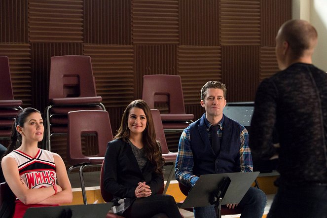 Glee - Sztárok leszünk! - Child Star - Filmfotók - Laura Dreyfuss, Lea Michele, Matthew Morrison
