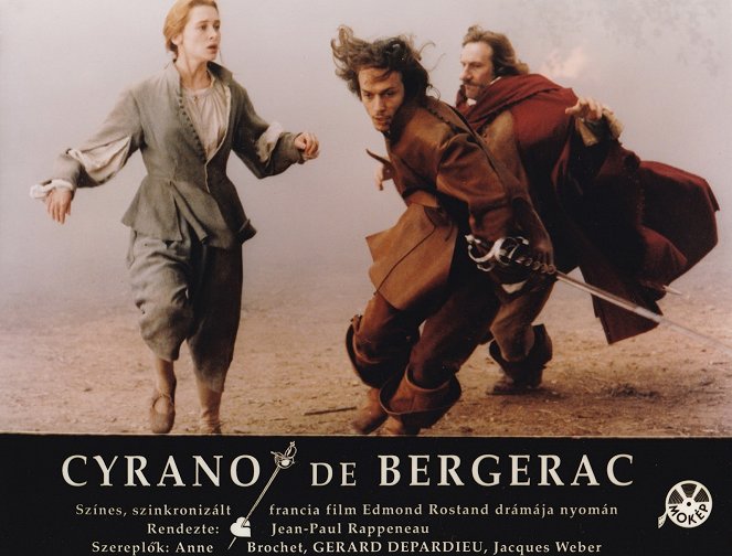 Cyrano von Bergerac - Lobbykarten - Anne Brochet, Vincent Perez, Gérard Depardieu