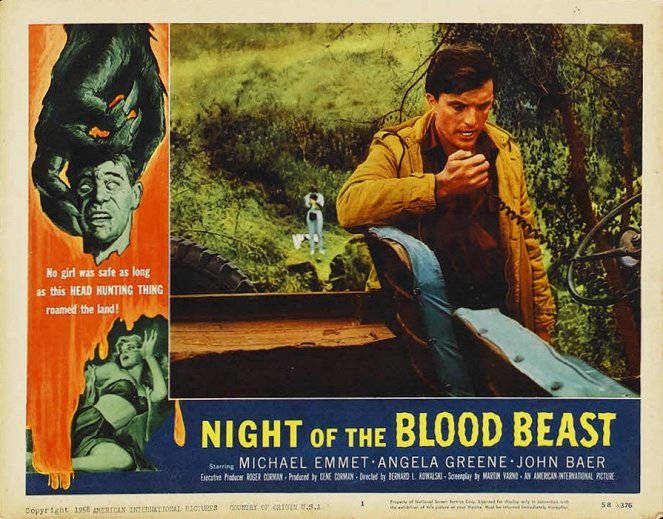 Night of the Blood Beast - Cartões lobby