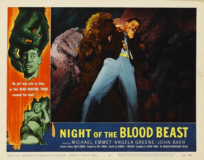 Night of the Blood Beast - Cartões lobby
