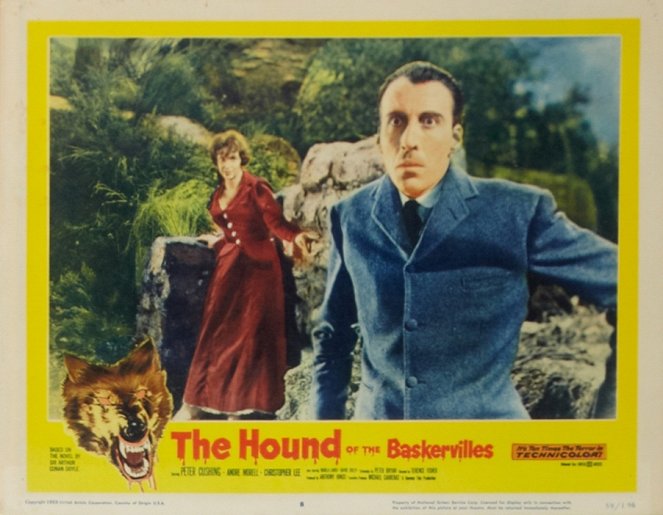 The Hound of the Baskervilles - Cartões lobby - Marla Landi, Christopher Lee