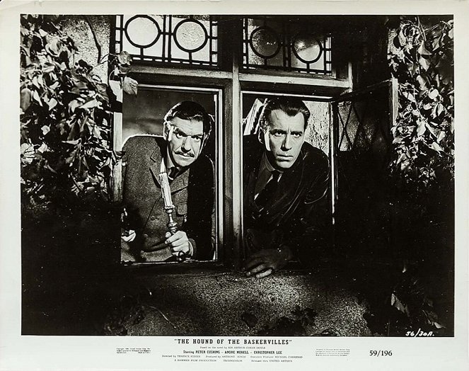 The Hound of the Baskervilles - Lobby Cards - André Morell, Christopher Lee