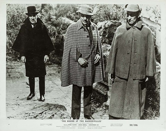 The Hound of the Baskervilles - Lobby Cards - John Le Mesurier, André Morell, Peter Cushing