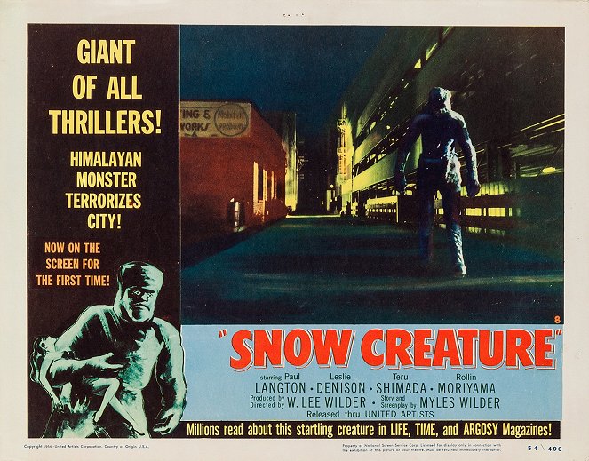 Snow Creature - Cartões lobby