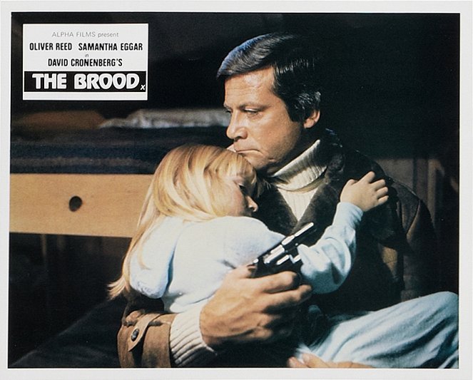 Die Brut - Lobbykarten - Cindy Hinds, Oliver Reed