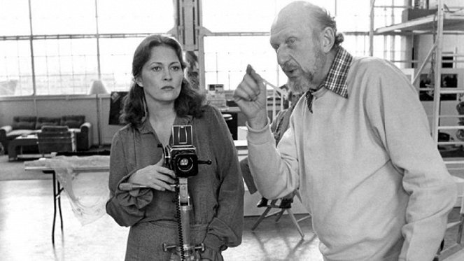 Laura Marsin silmät - Kuvat kuvauksista - Faye Dunaway, Irvin Kershner