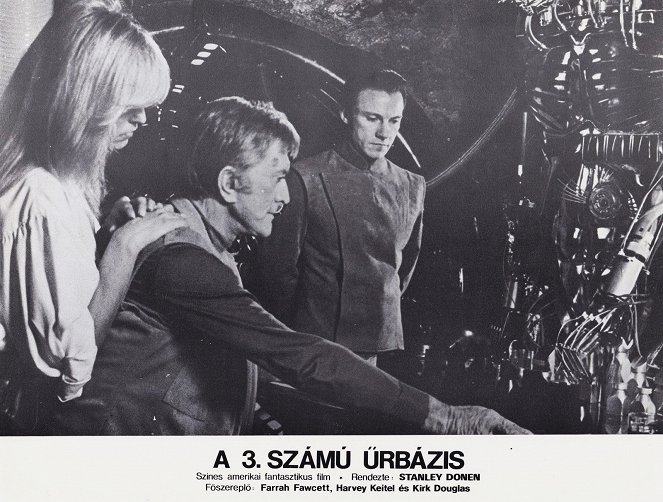 Saturn 3 - Cartes de lobby - Farrah Fawcett, Kirk Douglas, Harvey Keitel