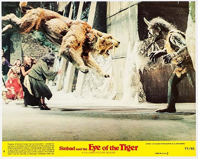 Simbad e o Olho do Tigre - Cartões lobby