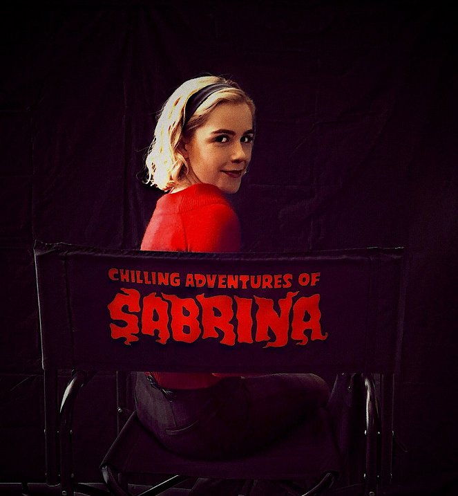 As Arrepiantes Aventuras de Sabrina - De filmagens - Kiernan Shipka