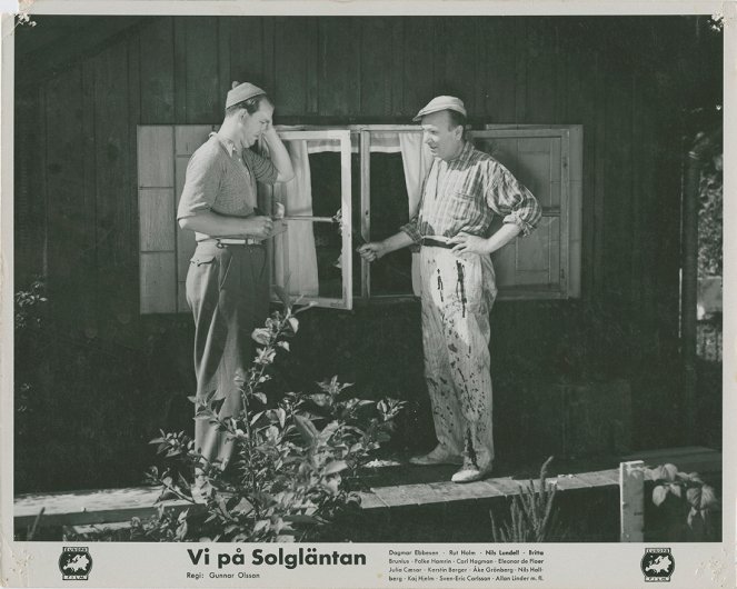 Vi på Solgläntan - Mainoskuvat - Åke Grönberg, Nils Lundell