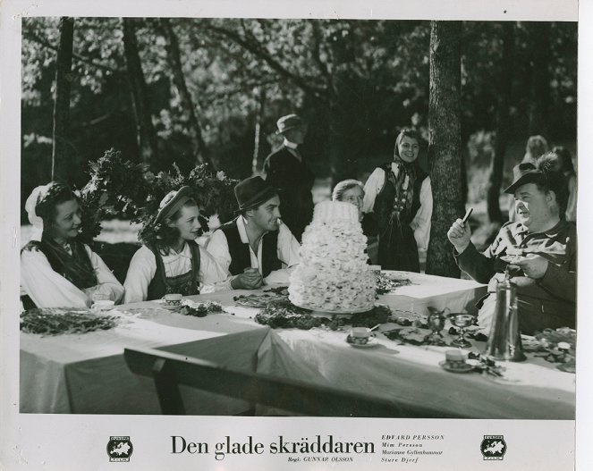 Den glade skräddaren - Lobbykarten - Mim Ekelund, Marianne Gyllenhammar, Sture Djerf, Edvard Persson