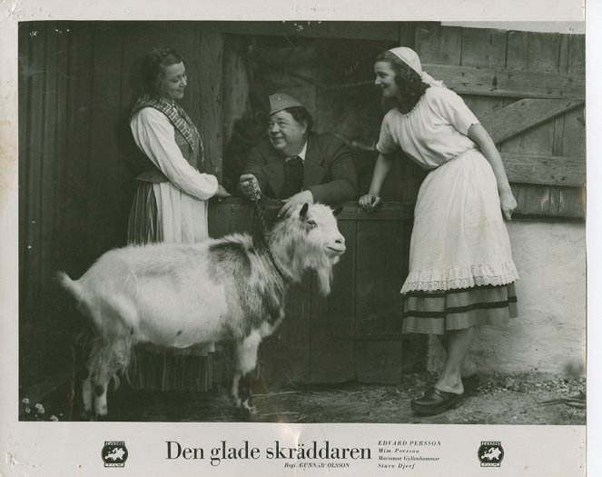 Den glade skräddaren - Lobbykarten - Mim Ekelund, Edvard Persson, Marianne Gyllenhammar