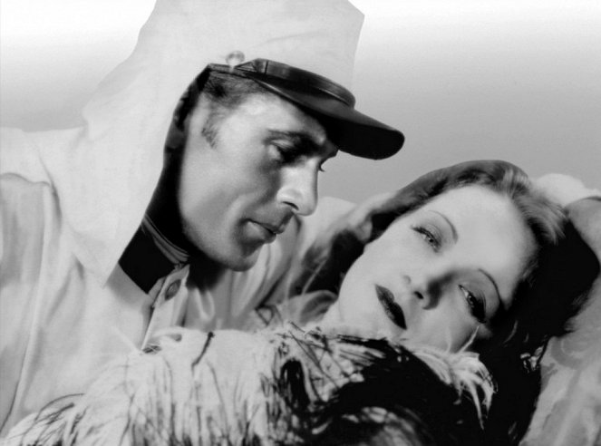 Herzen in Flammen - Werbefoto - Gary Cooper, Marlene Dietrich