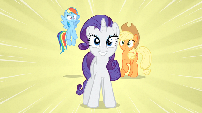 My Little Pony : Les amies, c'est magique - Season 4 - Rarity sur le podium - Film