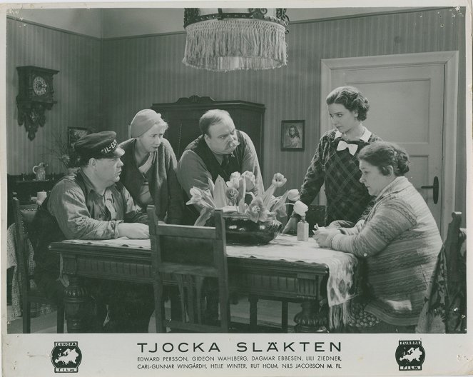 Tjocka släkten - Lobbykarten - Edvard Persson, Rut Holm, Gideon Wahlberg, Alice Carlsson, Dagmar Ebbesen