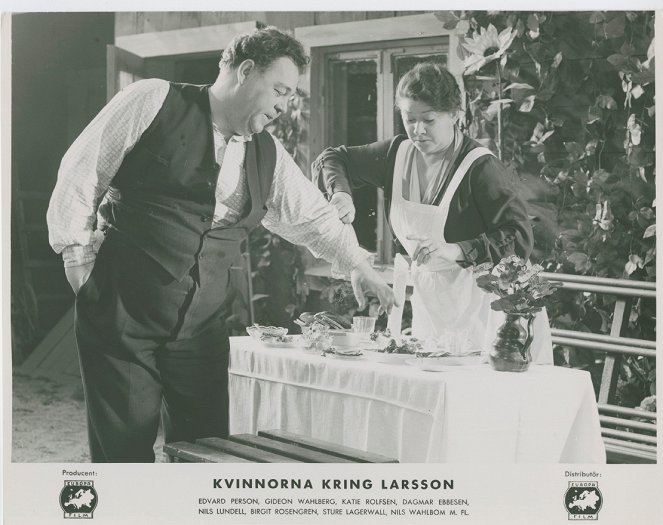Kvinnorna kring Larsson - Fotocromos - Edvard Persson, Dagmar Ebbesen