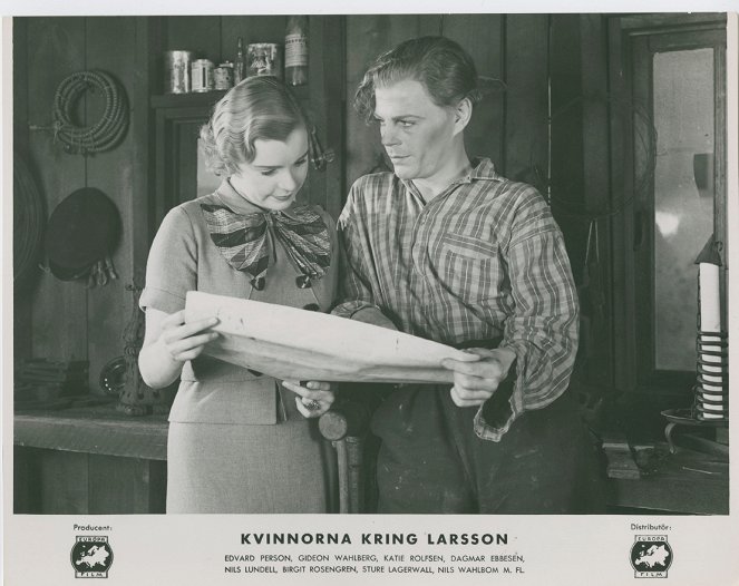 Kvinnorna kring Larsson - Cartes de lobby - Birgit Rosengren, Sture Lagerwall