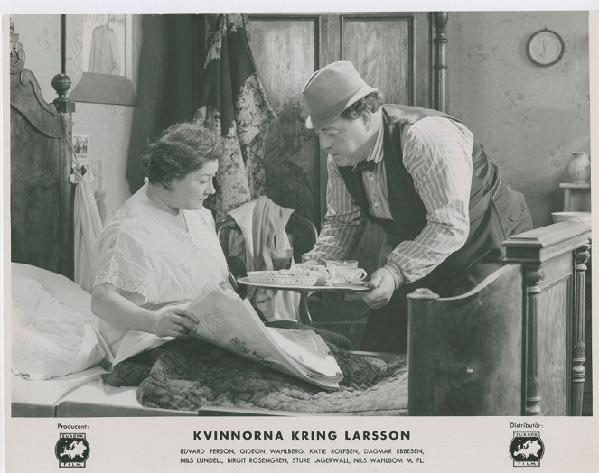 Kvinnorna kring Larsson - Lobby karty - Dagmar Ebbesen, Edvard Persson