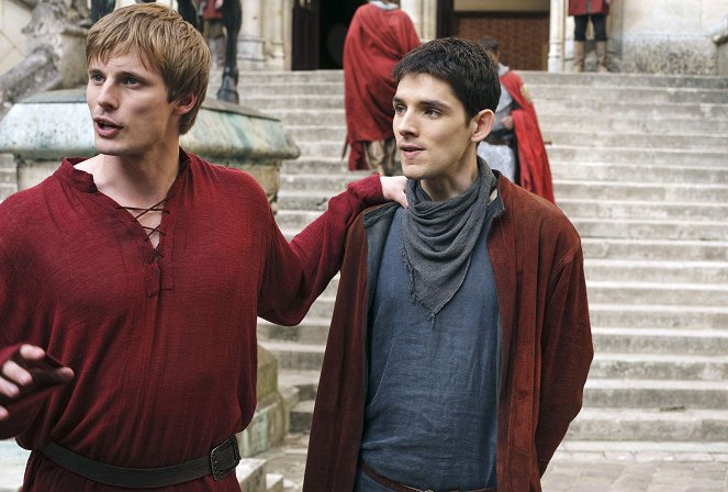 Przygody Merlina - Gwaine - Z filmu - Bradley James, Colin Morgan