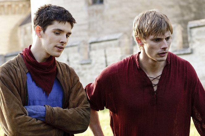Przygody Merlina - Gwaine - Z filmu - Colin Morgan, Bradley James
