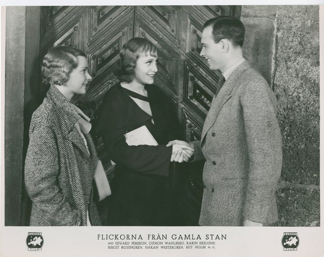 Flickorna från Gamla Sta'n - Fotocromos - Birgit Rosengren, Karin Ekelund, Håkan Westergren