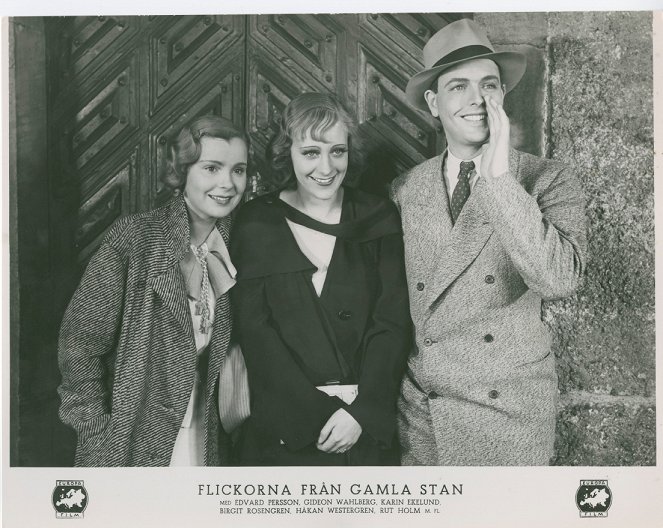 Flickorna från Gamla Sta'n - Fotocromos - Birgit Rosengren, Karin Ekelund, Håkan Westergren