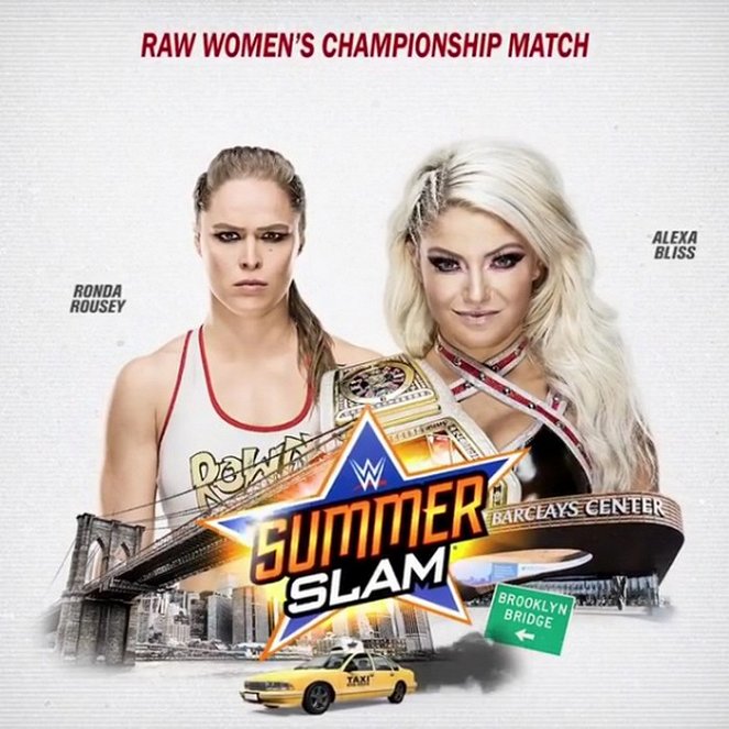 WWE SummerSlam - Werbefoto - Ronda Rousey, Lexi Kaufman