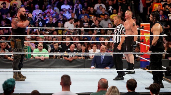 WWE SummerSlam - Photos - Adam Scherr, Brock Lesnar, Joe Anoa'i