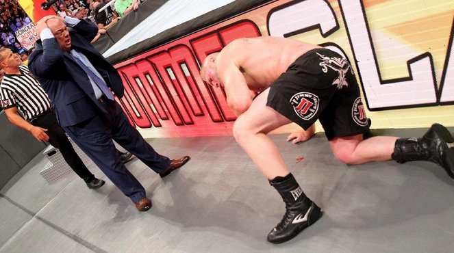 WWE SummerSlam - Photos - Paul Heyman, Brock Lesnar