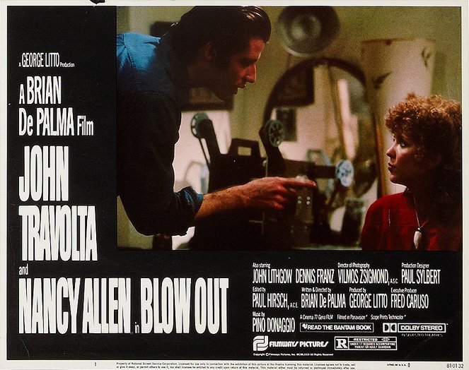 Blow Out - Viimeinen todistaja - Mainoskuvat - John Travolta, Nancy Allen