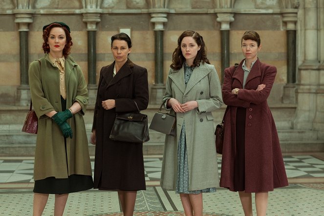 The Bletchley Circle - Season 1 - Werbefoto - Rachael Stirling, Julie Graham, Sophie Rundle, Anna Maxwell Martin