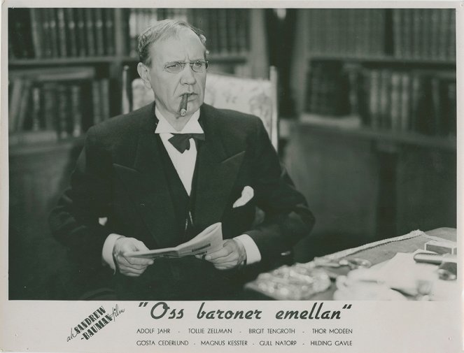 Oss baroner emellan - Cartões lobby - Gösta Cederlund