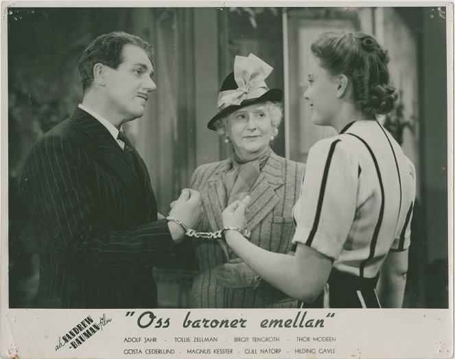 Oss baroner emellan - Lobby Cards - Adolf Jahr, Birgit Tengroth