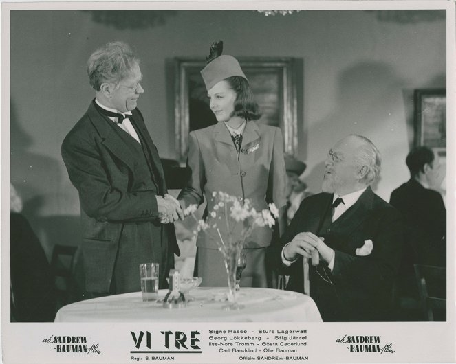 Vi tre - Lobby Cards - Signe Hasso