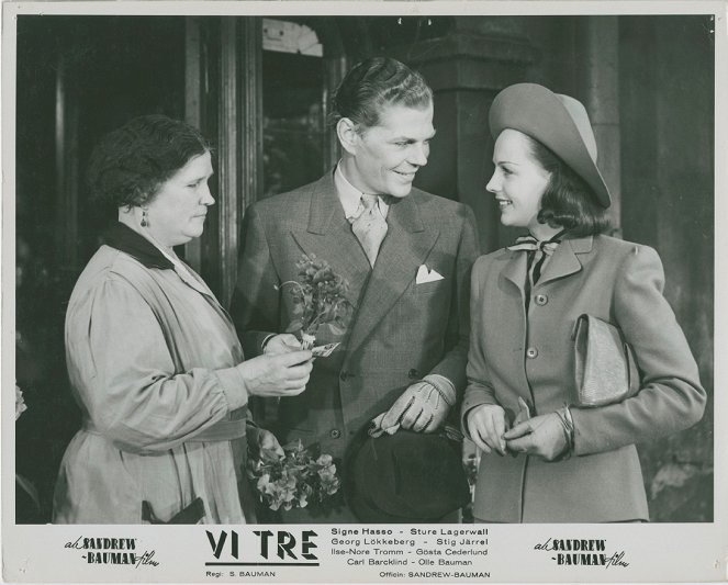 Vi tre - Lobby Cards - Sture Lagerwall, Signe Hasso