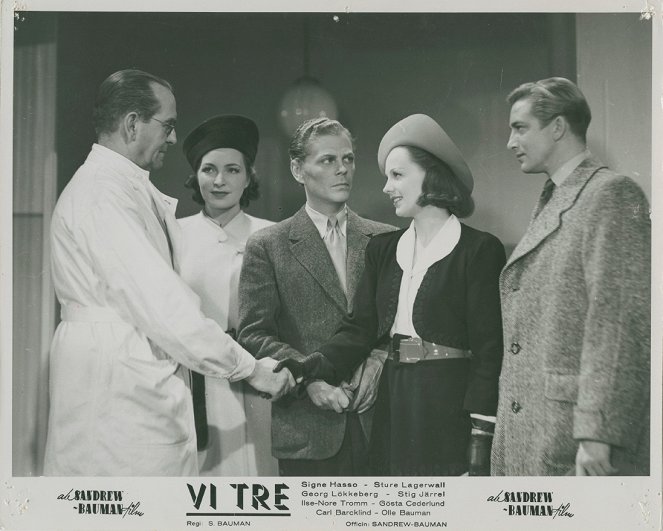 Vi tre - Lobby Cards - Sture Lagerwall, Signe Hasso
