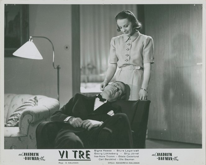 Vi tre - Lobby Cards - Sture Lagerwall, Signe Hasso