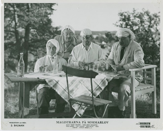 Magistrarna på sommarlov - Lobby Cards - John Botvid, Thor Modéen