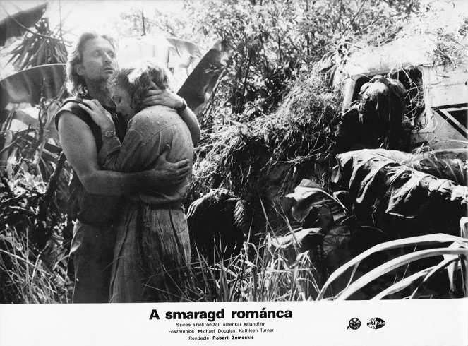 Romancing the Stone - Lobby Cards - Michael Douglas, Kathleen Turner