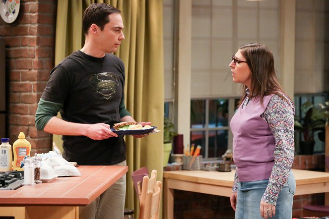 The Big Bang Theory - Die Professor-Proton-Personalie - Filmfotos - Jim Parsons, Mayim Bialik