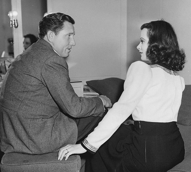 I Take This Woman - Forgatási fotók - Spencer Tracy, Hedy Lamarr