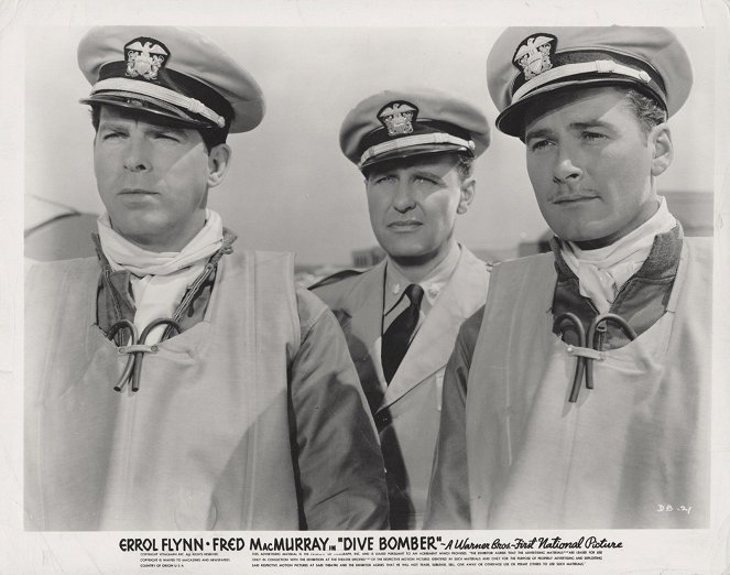 Dive Bomber - Fotocromos - Fred MacMurray, Ralph Bellamy, Errol Flynn