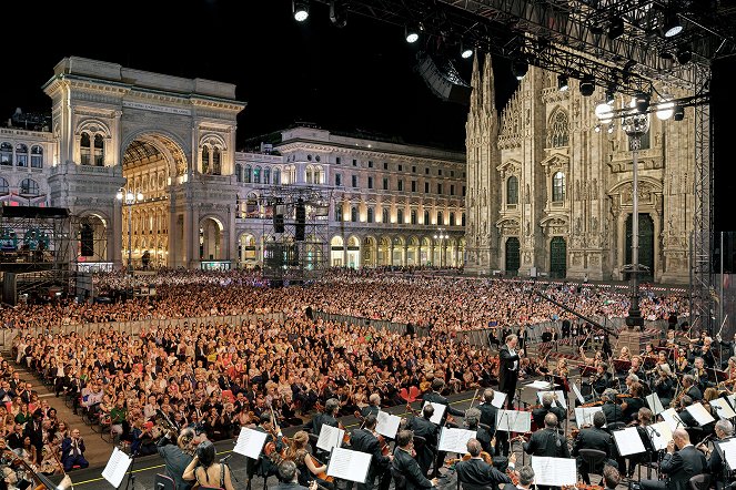Concert de la place du Dôme de Milan - Denis Matsuev et Riccardo Chailly - Photos
