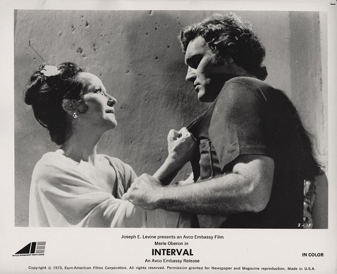 Interval - Cartões lobby - Merle Oberon, Robert Wolders