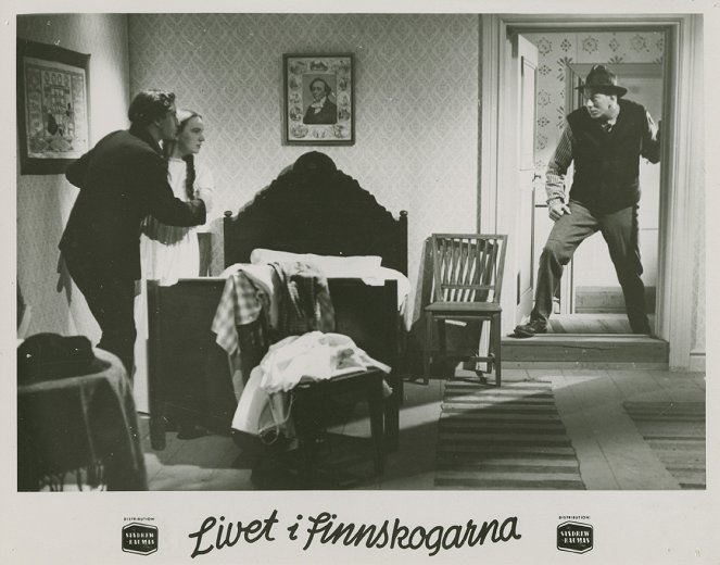Livet i Finnskogarna - Lobby karty - Kenne Fant, Mirjami Kuosmanen, Carl Reinholdz