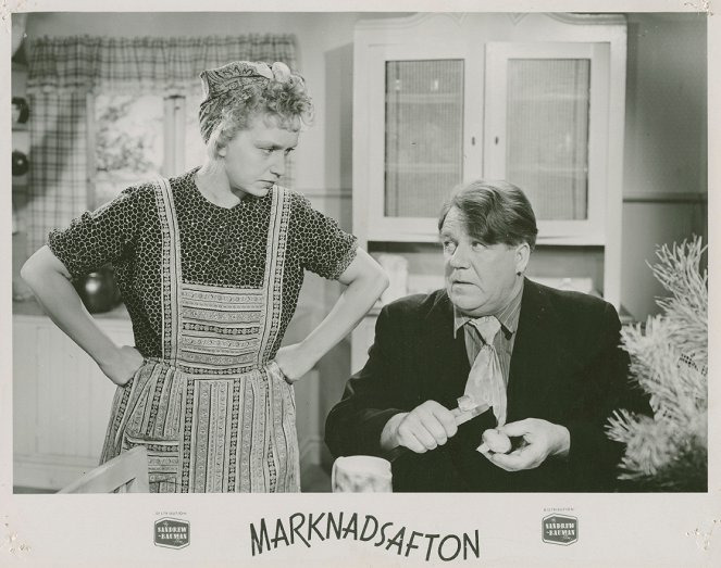 Marknadsafton - Fotocromos - Emy Hagman, Adolf Jahr