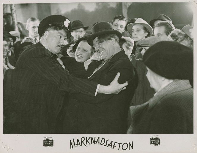 Marknadsafton - Fotocromos - Sigge Fürst, Emy Hagman, Adolf Jahr