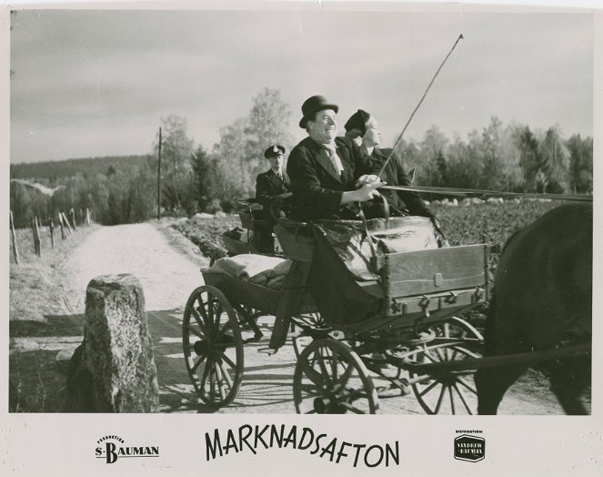 Marknadsafton - Fotocromos - Adolf Jahr, Emy Hagman