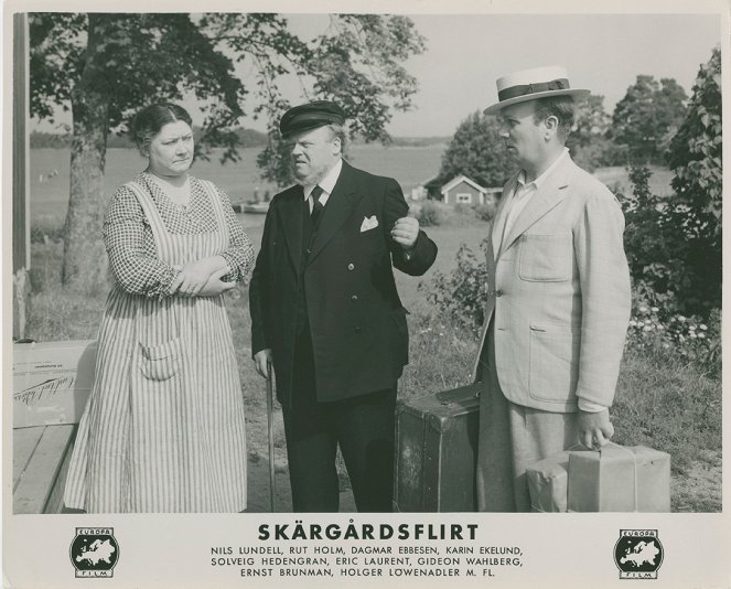 Skärgårdsflirt - Fotosky - Dagmar Ebbesen, Gideon Wahlberg, Nils Lundell