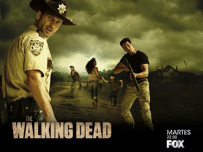 Los muertos - Season 2 - Fotocromos - Andrew Lincoln, Jon Bernthal